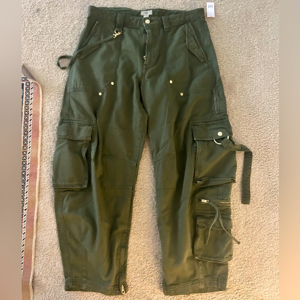 NWT Cult Gaia x Gap cargo pants 12